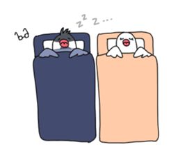 Paddybird couple sticker #11089612