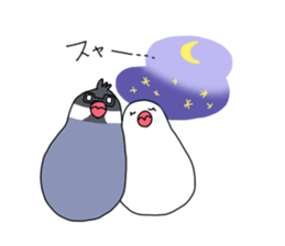 Paddybird couple sticker #11089613