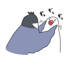 Paddybird couple sticker #11089621