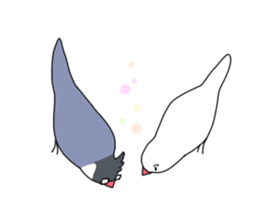 Paddybird couple sticker #11089624