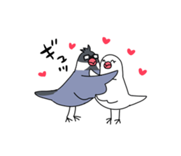 Paddybird couple sticker #11089632