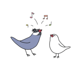 Paddybird couple sticker #11089633