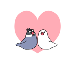 Paddybird couple sticker #11089634