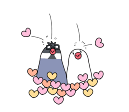 Paddybird couple sticker #11089636