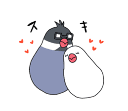 Paddybird couple sticker #11089637