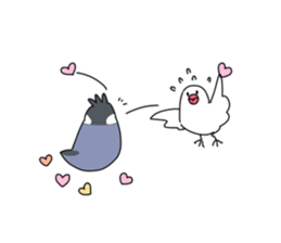 Paddybird couple sticker #11089639