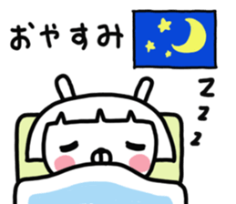 Bobbed rabbit sticker #11090281