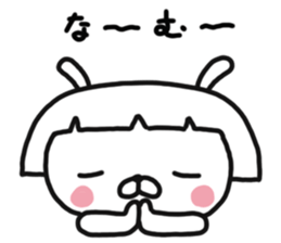 Bobbed rabbit sticker #11090291