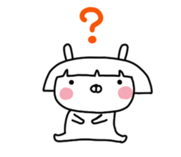 Bobbed rabbit sticker #11090313