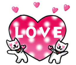 Daily life of the white cat bell3. sticker #11090625