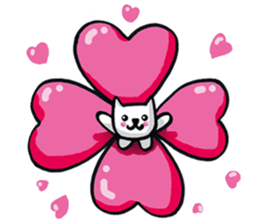 Daily life of the white cat bell3. sticker #11090626