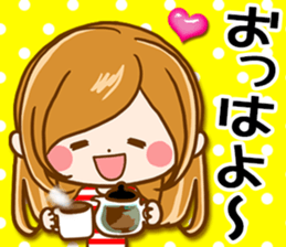 Leisurely a girlfriend  14 Healed casual sticker #11090640