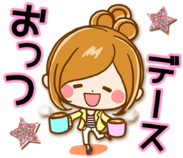 Leisurely a girlfriend  14 Healed casual sticker #11090668