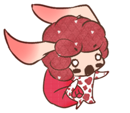 Jibo rabbit sticker #11091041