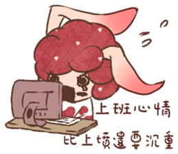 Jibo rabbit sticker #11091050