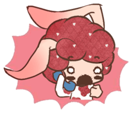 Jibo rabbit sticker #11091057