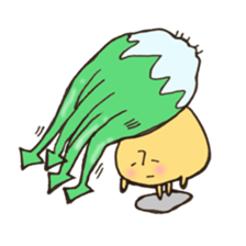 Delinquency leek  Mr. mushroom sticker #11091446