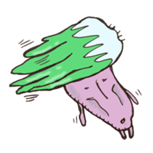 Delinquency leek  Mr. mushroom sticker #11091459