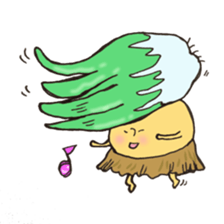 Delinquency leek  Mr. mushroom sticker #11091470