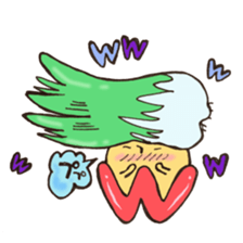 Delinquency leek  Mr. mushroom sticker #11091475