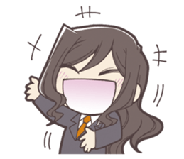 It's out the range! (SHIAWASE-SAN Ver.) sticker #11091485