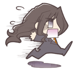 It's out the range! (SHIAWASE-SAN Ver.) sticker #11091513