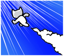 Daily life of the white cat bell2. sticker #11091536