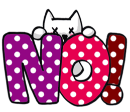 Daily life of the white cat bell2. sticker #11091542