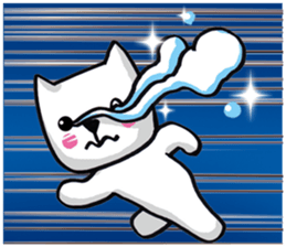 Daily life of the white cat bell2. sticker #11091552