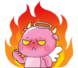 An Angel Calf's Story, ver. 5 sticker #11092005