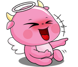 An Angel Calf's Story, ver. 5 sticker #11092016