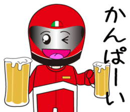 Biker that any age with a boy of heart sticker #11092059