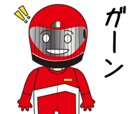 Biker that any age with a boy of heart sticker #11092062