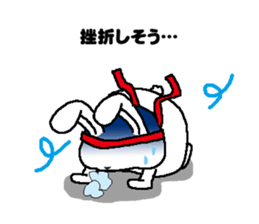 Diet of fat rabbit sticker #11092127