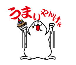 Diet of fat rabbit sticker #11092140