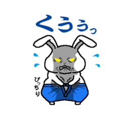 Diet of fat rabbit sticker #11092144