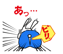 Diet of fat rabbit sticker #11092145