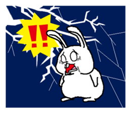 Diet of fat rabbit sticker #11092150