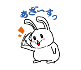 Diet of fat rabbit sticker #11092158