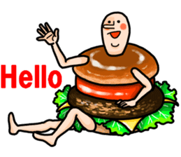 Hamburger Boy sticker #11092600