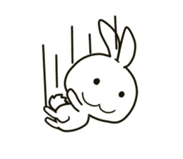 blanc rabbit sticker #11092746