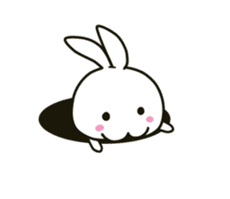 blanc rabbit sticker #11092757