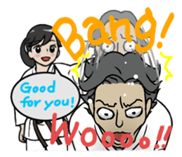KARATE CLUB (I tried.) English Version sticker #11093088
