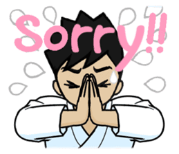 KARATE CLUB (I tried.) English Version sticker #11093094