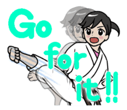 KARATE CLUB (I tried.) English Version sticker #11093095