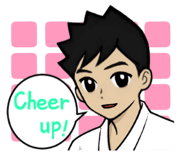 KARATE CLUB (I tried.) English Version sticker #11093101