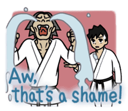 KARATE CLUB (I tried.) English Version sticker #11093102