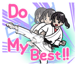 KARATE CLUB (I tried.) English Version sticker #11093104