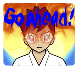 KARATE CLUB (I tried.) English Version sticker #11093108