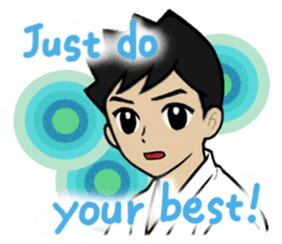 KARATE CLUB (I tried.) English Version sticker #11093113